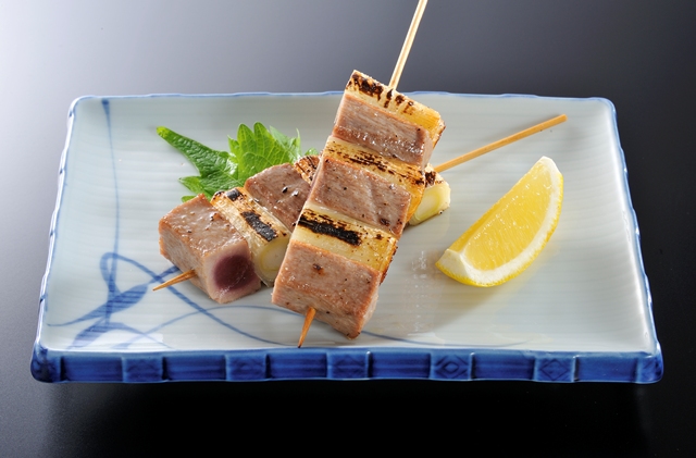 伊豆高原本家鮪屋のねぎ間串